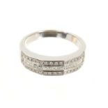 Diamond ring on 18ct white gold band