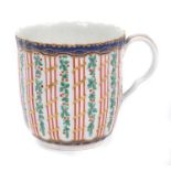 Worcester Hop Trellis pattern coffee cup circa 1772