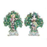 Pair Bow figures of new Dancers circa 1765