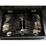 Viners 44 piece kings pattern stainless steel cutlery set