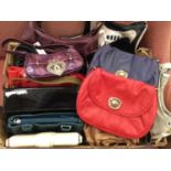 Group of handbags