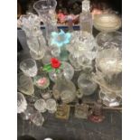 Glassware, decanters etc