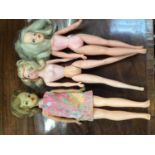 Vintage Barbie dolls and others