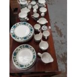 Large collection of Midwinter Spanish Garden pattern tea and dinner wares