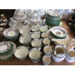 Extensive Copeland Spode Chinese Rose dinner service