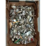 Lot of plated cutlery - 1 box