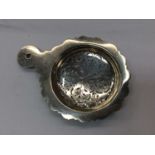 Silver tea strainer