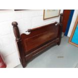 19th century mahogany bed head