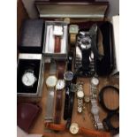 Group of wristwatches