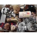 Box vintage and later teddy bears