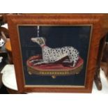 19th century style embroidery - Greyhound
