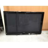 Panasonic Viera wall mounted flatscreen television - model no TH-50PZ81B with remote control