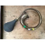 Vintage brass car horn