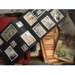 Collection of assorted ephemera to include photograph albums, newspapers, booklets and other ephemer
