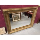 Large gilt framed wall mirror