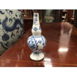 18th century Chinese blue and white water sprinkler