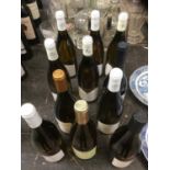 Collection of white wines