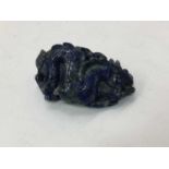 Chinese lapis lazuli carving of a Dragon