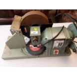 Electric bench grinder and an electric rotary sander