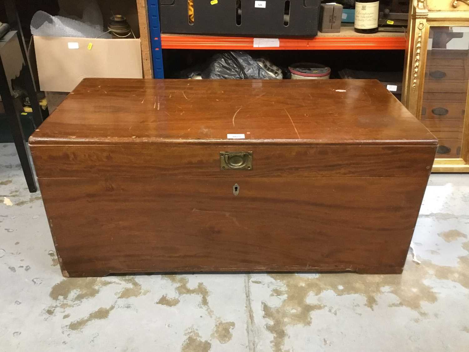 19th century Anglo-Indian sandalwood blanket box