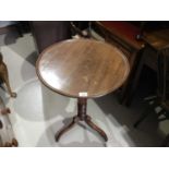 Regency and later mahogany tripod table