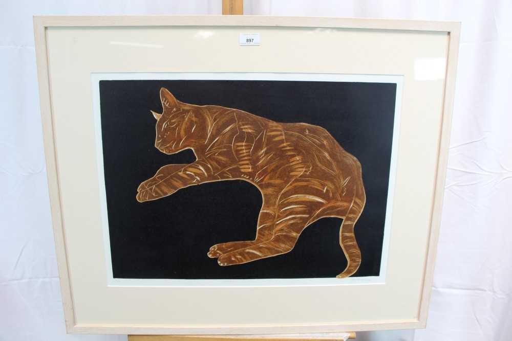 Gay Hutchings (contemporary) print - Tabby - Image 2 of 6