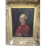 English School, early 19th century oil on board portrait of a gentleman