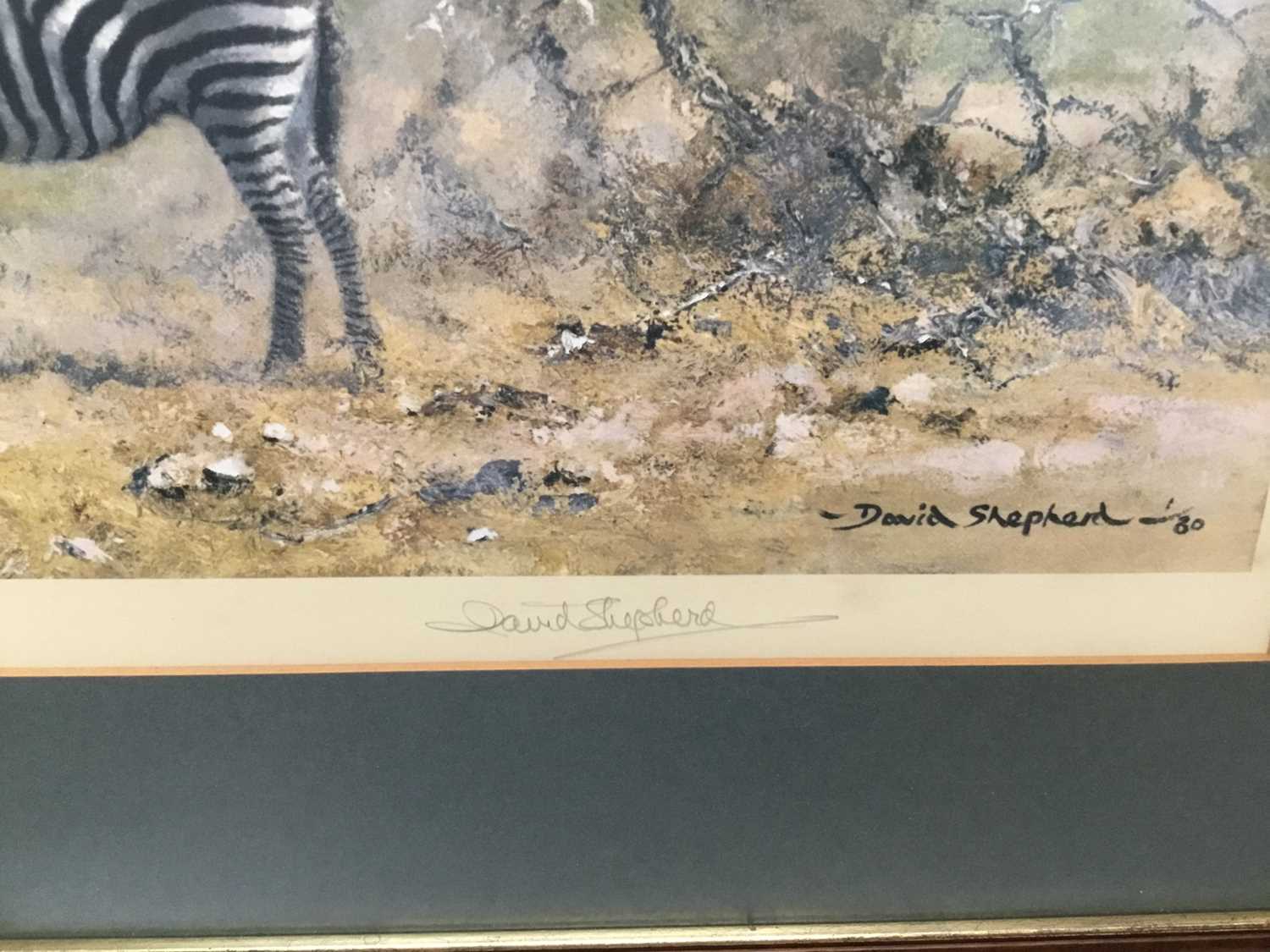 Zebras, David Shepherd - Image 2 of 3