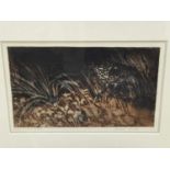 Signed limited edition Richard Bowden etching - 'Song Thrush' 4/25