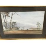 Alan Ingham framed watercolour