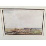 Claude Hayes, watercolour, landscape