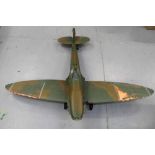 Good quality scratch built model of a Second World War Supermarine Spitfire