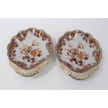 Pair of Spode Stone China shell shaped dishes