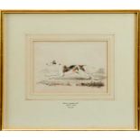 Henry Alken (1785-1851) chalks ‘Merkin - a foxhound bitch’