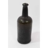 18th century glass bottle