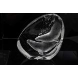 Mats Jonasson Swedish glass intaglio