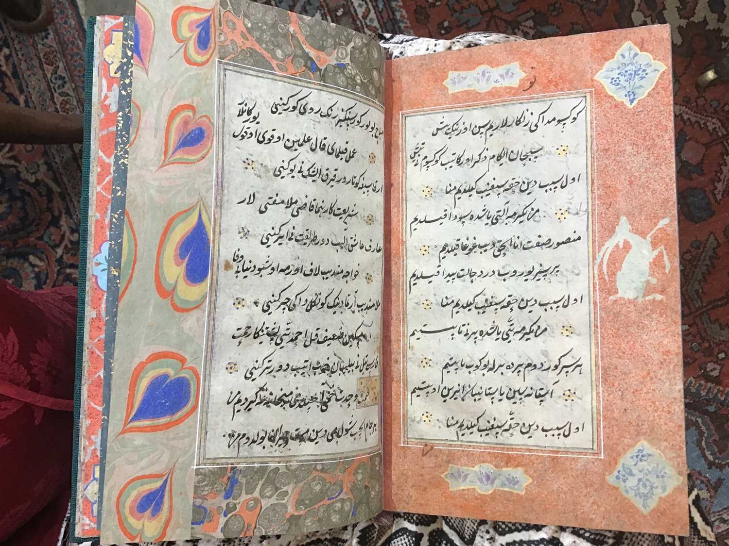 Fine Antique hand bound and written Islamic poetry book - poem by Sufi Khoja Ahmed Yassavi - Image 20 of 40