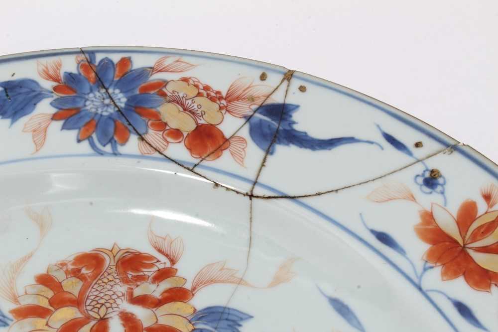 Chinese Imari dish - Image 2 of 10