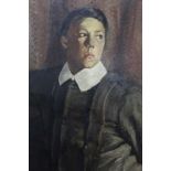 Follower of Roger Fry, 19th century, oil on canvas - portrait of a boy, in gilt frame, 75cm x 50cm