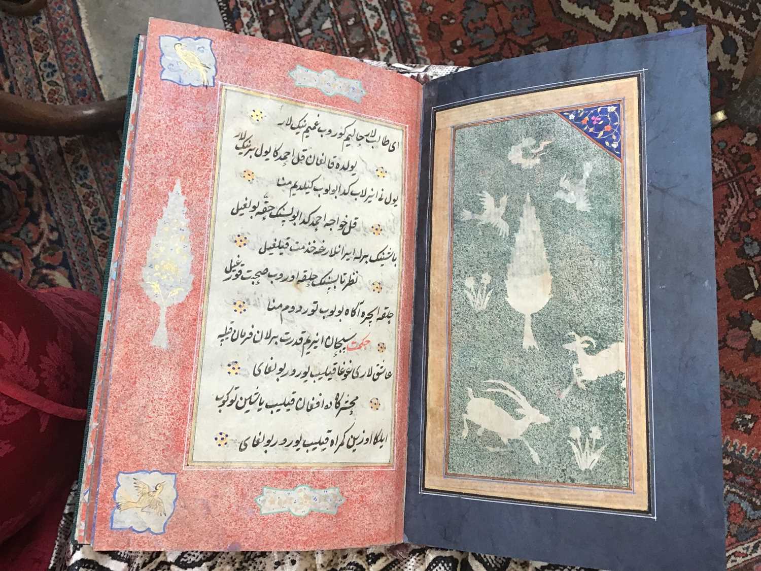 Fine Antique hand bound and written Islamic poetry book - poem by Sufi Khoja Ahmed Yassavi - Image 30 of 40