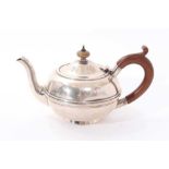 1940s Georgian style bullet form teapot