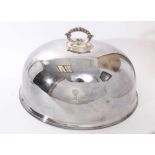 Early 20th century silver plated meat dome