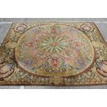 Large Aubusson style carpet