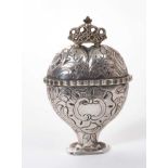 18th/19th century Continental heart shaped vessel