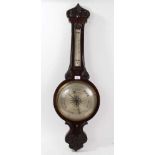 Good quality 19th century Rosewood barometer by Angelinetta, London
