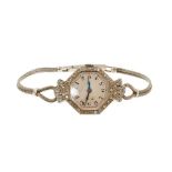 Art Deco ladies diamond cocktail watch