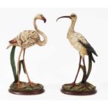 Pair of cold painted bronzes