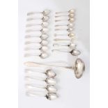 Selection of miscellaneous Scottish silver flatware and other silver and white metal.