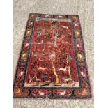 Kashan tree of life style rug