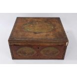 Regency burr walnut work box